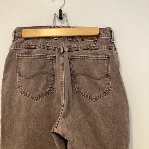 vintage high-waisted wide leg Lee jeans - Picture 2 of 5